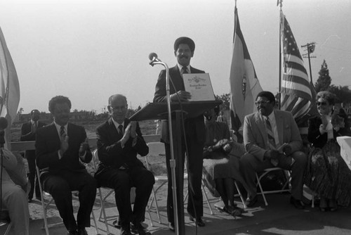 Crenshaw Christian Center ground breaking, Los Angeles, 1986