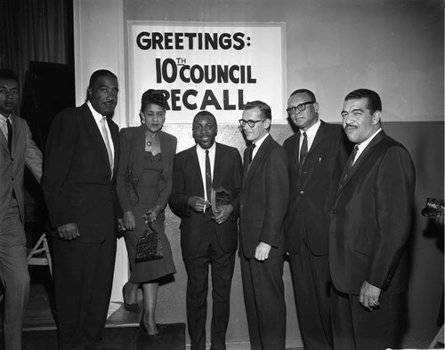 Dick Gregory, 10th Council Recall, Los Angeles