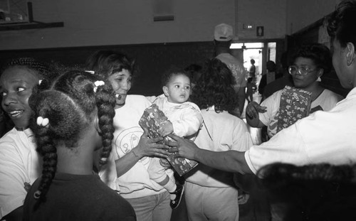 First AME Church Annual Toy Drive, Watts, 1989