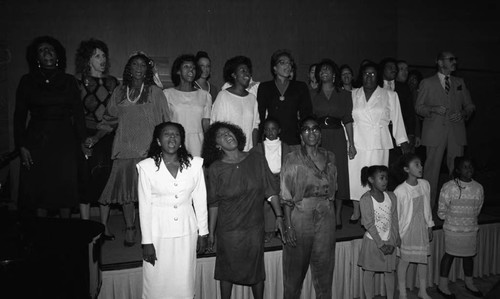 Chorus Singing, Los Angeles, 1989