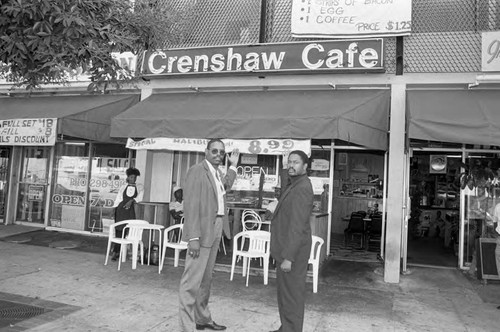 Crenshaw Café, Los Angeles, 1989