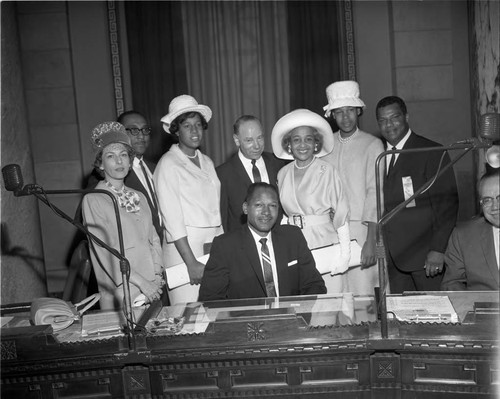 Councilman Bradley Swearing In, Los Angeles, 1963