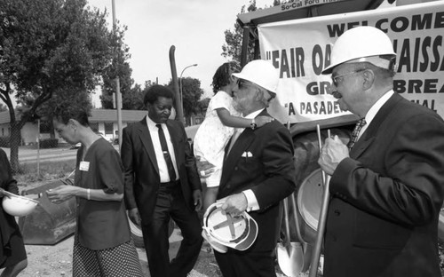 Fair Oaks Renaissance Plaza groundbreaking, Pasadena, California, 1997