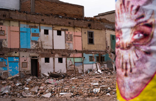 Wall of Demolished Building, Juárez, 2007