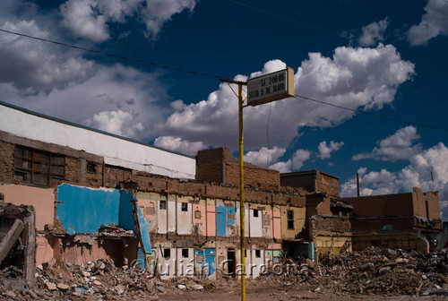 Wall of Demolished Building, Juárez, 2007