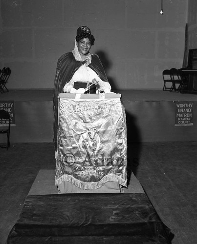 Worthy Grand Matron, Los Angeles, 1954