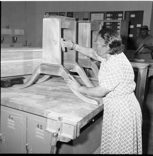 Woodcraft class, Los Angeles, 1966