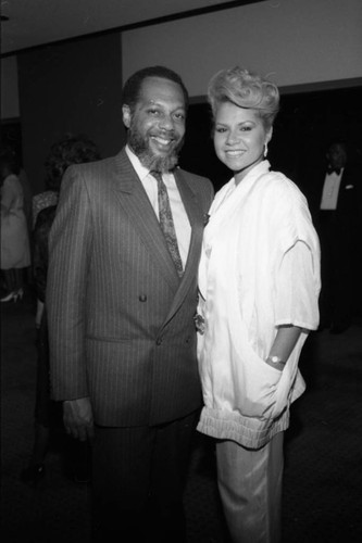 Man and Woman at Event, Los Angeles, 1986