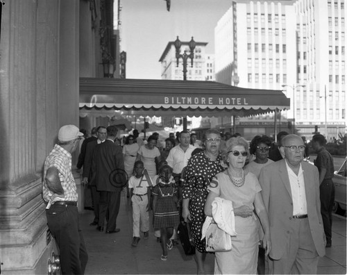 Biltmore Hotel, Los Angeles, 1963