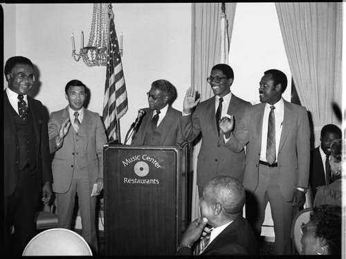 California Association of Black Lawyers event, Los Angeles, 1983