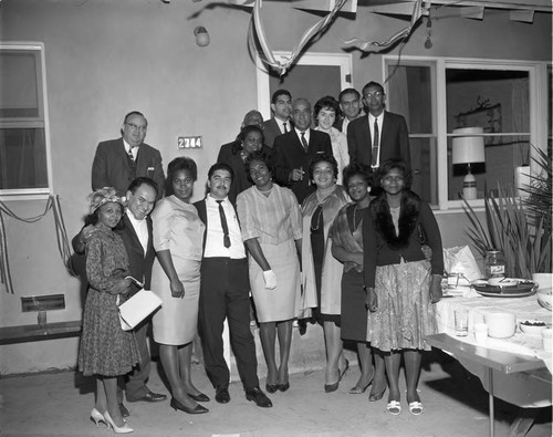 Party at Serrato House, Los Angeles, 1963