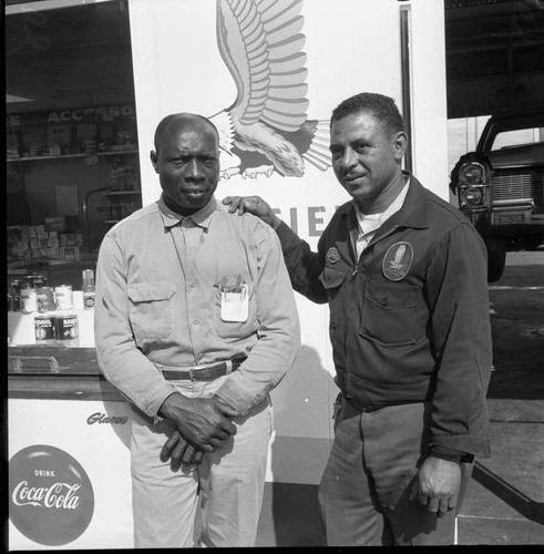 Service station, Los Angeles, 1967