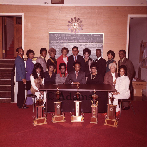 Group portrait, Los Angeles, 1971