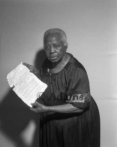 Portrait of Elderly Woman, Los Angeles, 1966