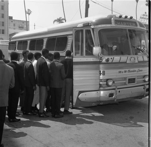 School field trip, Los Angeles, 1967