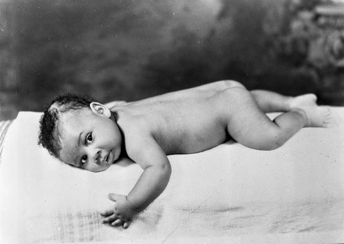 Portrait of an infant, Los Angeles