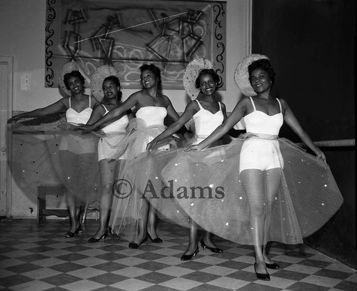 Women in Dance Costumes, Los Angeles, 1958