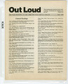 Out Loud – The Free Monthly of Los Angeles Area Poetry Events, Bulletin, June 1990