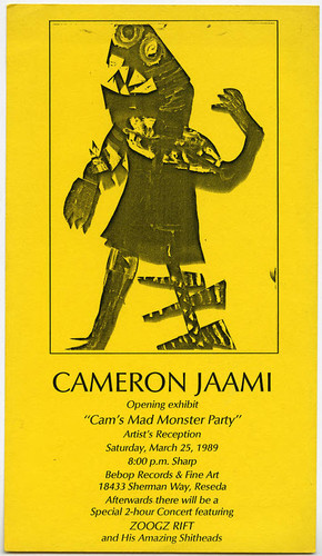 Jaami, Cameron, Invitation, 1989 March 25