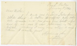 Letter from John Sell to His Parents, 1862 January 8