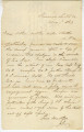 Letter from John Sell to His Parents, 1863 May 4