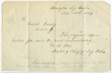 Military dispatch from Cresby to W.B. Roe, 1863 October 14