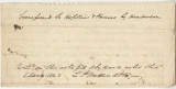 Note for the hiring of slaves Lewis and William