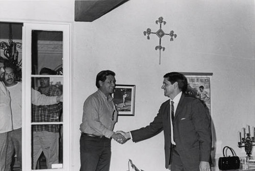 Julian Nava and Cesar Chavez