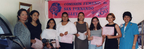 1999 Officer Installation with Scholarship winners