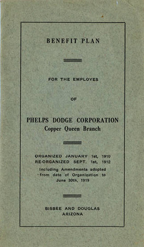 Benefit Plan for the Employes [sic] of Phelps Dodge Corporation, Copper Queen Branch