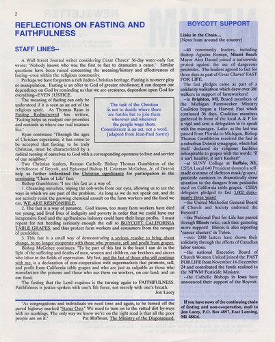 National Farm Worker Ministry Newsletter (page 2)