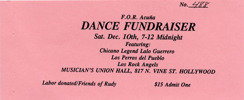 F.O.R. Acuña Dance Fundraiser