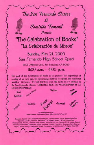 The Celebration of Books/La Celebración de Libros