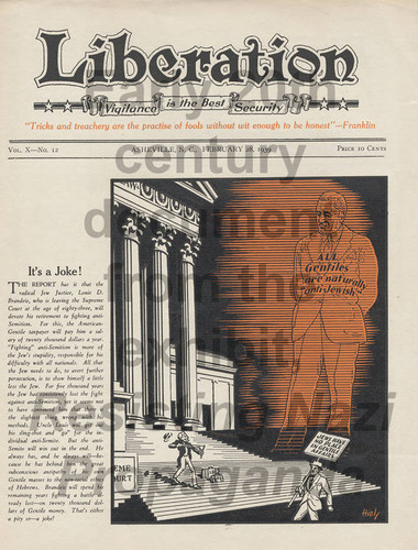 Magazine, Liberation, vol. 10, no. 12, February 28, 1939