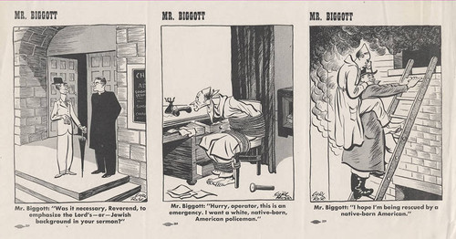 Cartoon, Mr. Biggott Series, circa 1945