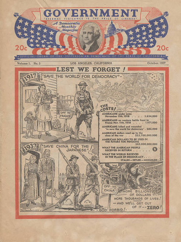 Magazine, Government: a democratic monthly magazine, 1937