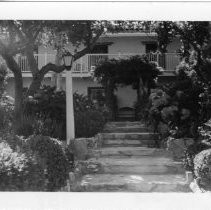 View of the "Casa Soberanes", California State Landmark #712 , Monterey County