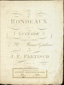 3 Rondeaux, op. 4