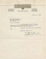 Letter from Leonce Arnaud to Mrs. [L.] M. Bickford, February 3, 1930