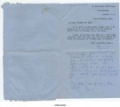 Letter from Ernie Tyrrell to Vahdah and Zarh Bickford, 19 November 1956