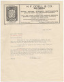 Letter from H. F. Odell & Co. to American Guitar Society, August 20, 1925