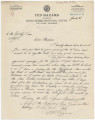 Letter from Ted Hazard to the American Guitar Society, June 14, 1928