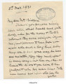 Letter from Giulia Pelzer to Vahdah Olcott-Bickford, 5 March 1931