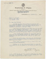 Letter from Sophocles T. Papas to American Guitar Society, October 14, 1925