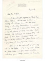 Letter from Arthur Doswell Thomas to Mrs. Bickford, August 8