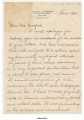 Letter from W. J. Kitchener to Mrs. Bickford, November 6, 1934