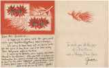 Greeting Card from Juan parra to Vahdah Olcott Bickford