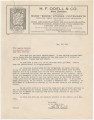 Letter from H. F. Odell & Co. to American Guitar Society, November 14, 1925