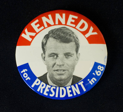 Robert Kennedy campaign pin, 1968