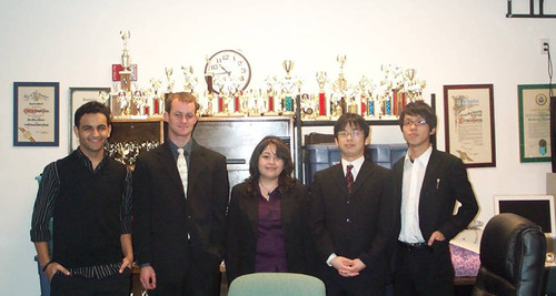 Members of California State University, Northridge (CSUN) and Japanese National Debate teams, February 29, 2008